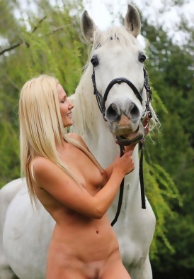 Ashley with a Horse