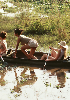 Rachel Marteen and Her Friends Topless on Safari